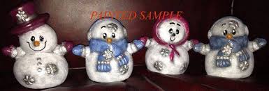 Ceramic Snowman Family Papa Mama And Child Ceramic Bisque Etsy Diy Snowman Snowman Diy Ceramic