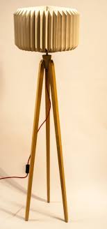 Tripod Floor Lamp Tripod Retro 60 70 Design Origami Standardlamp