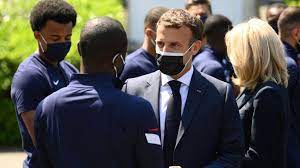 Macron is under threat from le pen (image: Tfxgg6yji113mm