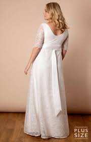 Verona Gown Plus Ivory White