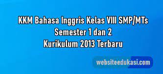 Demikianlah perangkat pembelajaran kkm bahasa inggris untuk kelas 8 yang dapat saya share pada kesempatan kali ini semoga apa yang telah saya bagikan ini dapat bermanfaat buat bapak dan ibu guru yang sedang mencari perangkat kkm bahasa inggris kelas viii smp kurikulum 2013. Kkm Bahasa Inggris Kelas 8 Kurikulum 2013 Tahun 2021 2022