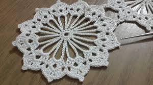 Tig Isi Orgu Motif Yapimi Runner Masa Ortusu Sehpa Ortusu Crochet Tig Isleri Krose Orgu Motifleri