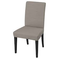 henriksdal eetkamerstoel nolhaga grijsbeige koop hier ikea in 2021 henriksdal chair cover chair upholstered chairs