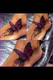 The feathers and wings provide superb chances to depict realistic or subtle shading, shadow and linework application to help your awesome ink idea flourish in color or black and gray. Butterfly With Shadow Butterfly Tattoos For Women Tattoos For Daughters Tattoos