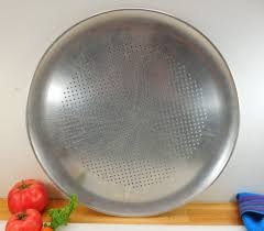 Rema 16 Perforated Round Aluminum Pizza Baking Pan Baking Pans Vintage Bakeware Baking
