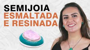 Semijoia Esmaltada e Resinada I Halita Semijoias