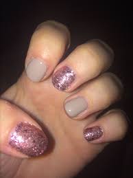 Shellac Field Fox And Blushing Topaz With Flash Nails Shellac Field Fox Shellac