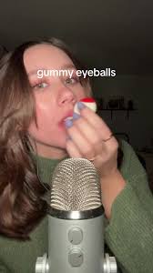 ASMR Gummy Eyeballs Eating Experience