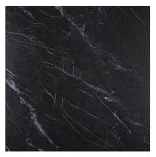 Self adhesive vinyl tiles, otherwise known as peel and stick tiles, are a great way of updating the floors in your home for an affordable price. Colours Black Marble Effect Self Adhesive Vinyl Tile 1 02m Pack