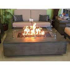 Enjoy Crisp And Cool Evenings With Friends Around Our Tavola Modern Concrete Outdoor Fire Pit The Rectangl Outdoor Fire Pit Table Backyard Fire Fire Pit Table
