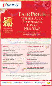 Sheng siong opening hours for cny 2021. Ntuc Fairprice Chinese New Year Opening Hours 29 Jan 2 Feb 2014