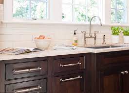 Cambria ellesmere black quartz countertop white kitchen cabinets. Chocolate Brown Kitchen Cabinets Traditional Kitchen Town Country Kitchen And Bath