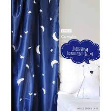 Curtain Kaison Moon And Star Ready Stock Shopee Malaysia
