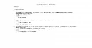 Kerja kursus geografi mrsm tun mustapha 2013. Borang Soal Selidik