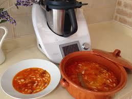 Potajes como este de judías blancas con. Judias Blancas Con Chorizo En Thermomix Verduras Hortalizas Y Ensaladas Blog De Emi Vergara De Thermomix Sevilla Aljarafe