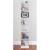 White Narrow Bookcase