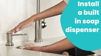 Install Built in Soap Dispenser for Kitchen Sink