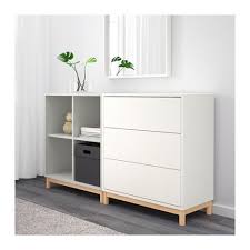 Eket Schrankkombination Untergestell Weiss Hellgrau Ikea Deutschland In 2020 Ikea Eket Eket Furniture