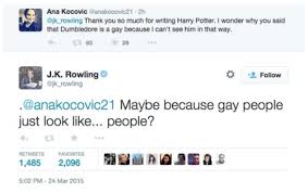 Rowling, is a british author and philanthropist. Tweet Of The Day J K Rowling S Perfect Response To A Question About Dumbledore S Sexuality Failbook Failing On Facebook