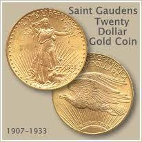 Saint Gaudens 20 Dollar Gold Coin Gold Coins 20 Dollar