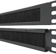1U Brush Panel (2 Pack) 19 inch Rackmount Strip Cable Management Spacer for  Network Server Rack Cabinet Enclosure - High Density Filler (Increased ...