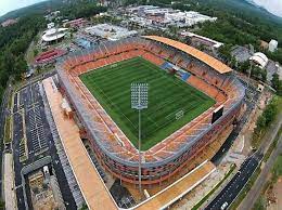 The stadium holds 25,000 people and opened in 2015. Sports Stadiums Tun Abdul Razak Stadium Malaysia