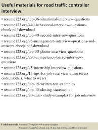 road traffic controller resume samples