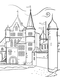 Printable Castle Coloring Page Free Pdf Download At Http Coloringcafe Com Coloring Pages Castle Castle Coloring Page Coloring Pages Free Coloring Pages