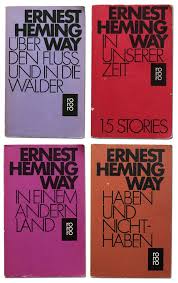 Ernest Hemingway Book Covers Fonts In Use Ernest Hemingway Books Book Cover Book Cover Design