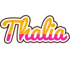 Gracias por acompañarne mis amores. Thalia Logo Name Logo Generator Smoothie Summer Birthday Kiddo Colors Style