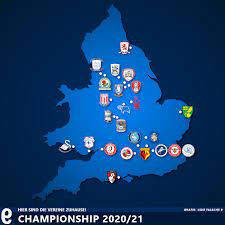 Premier league fa cup league cup community shield championship league one league two national league premier national league regional league papa john's trophy professional development premier league team statistics. Landkarte Championship 2020 21 Die Falsche 9