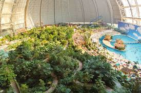 The Giant Waterpark Inside An Old German Airship Hangar Tropical Islands Resort Water Park Island Resort