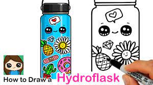 See more ideas about hydroflask stickers, stickers, tumblr stickers. How To Draw A Hydroflask With Cute Stickers Youtube