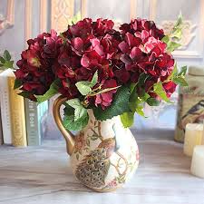 With artificial hydrangeas available in nearly every color of the rainbow, nearly naturals is sure to have an arrangement to match your style. Home Decor Artificial Hydrangea Silk Flower Bouquet Party Floral Wedding Home Room Decor Flowers