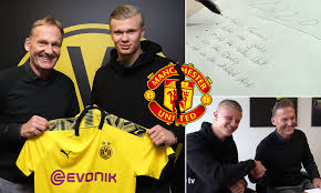 Erling braut haaland's agent mino raiola has met with barcelona and real madrid about a move for the borussia dortmund striker, spanish football expert guillem balague says. Manchester United Pulled Out Of A Deal To Sign Erling Haaland Over Agent And Father Fees Daily Mail Online
