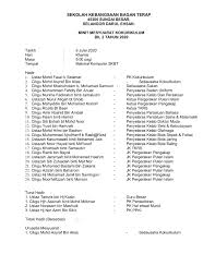 Makluman 2.0 pembentangan dan pengesahan minit mesyuarat yang lalu 2.1 minit mesyuarat program hijaukan bumi kali. Minit Mesyuarat Kokurikulum Bil 2 2020 Flip Ebook Pages 1 6 Anyflip Anyflip