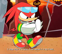 Knuckles Looking For The Master Emerald Sonic The Hedgehog Sonic Heroes Sonic