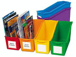 Connect Store Book Bins Set Of 6 Colors In 2020 Book Bins Classroom Books Lakeshore Learning