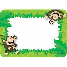 Creative Teaching Press Name Tags Monkey Business Pack Of 36 Walmart Com En 2020 Cubiertas Para Carpetas Bordes Y Marcos Tarjetas
