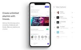 The simple process to add music to a photo with the app: Social Music App Playlist Lets You Listen To Music With Others In Real Time Techcrunch