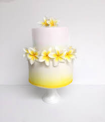 Frangipani Love Wedding Cake Weddingcake Perthbride Perthwedding Frangipani Tropical Birthday Cake Wedding Cake Decorations Tropical Wedding Cake