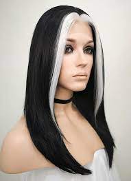 Star Wars Ysanne Isard Straight Lace Front Synthetic Wig Wigisfashion Wig Is Fashion White Streak In Hair Hair Color Streaks Wigs