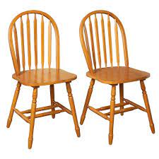 August grove malaysian oak windsor back. Set Of 2 Carolina Windsor Dining Chair Oak Buylateral Target