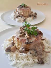 Bouchees Aux Champignons Recette Plat Vegetarien Recette Repas