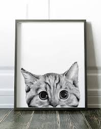 Black And White Cat Pictures To Print Nursery Print Black Cat Decor Watercolor Cat Art Print Wall Etsy In 2020 Cat Art Print Cat Wall Art Wall Art Prints