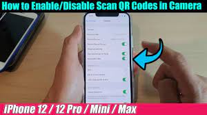 While qr codes didn't turn out to be as popular as most people thought they were going to be, quite a few shops, websites and locations use them as a that's why we've come up with this simple guide on how to scan a qr code with an iphone. Iphone 12 12 Pro How To Enable Disable Scan Qr Codes In Camera Youtube