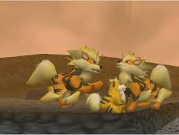 Pokemon Snap Growlithe And Arcanine Pokemon Snaps Deviantart