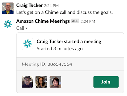 Amazon chime is an app in progress. Amazon Chime Meetings App For Slack Amazon Web Services