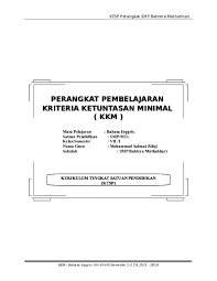 Sep 07, 2017 · format kkm bahasa inggris smp kelas 7, 8, 9 kurikulum 2013 dengan excel ini merupakan perangkat terbaru yang akan saya bagikan dalam kesempatan ini. Doc 7 Kkm Smp Inggris Mohammad Salman Academia Edu