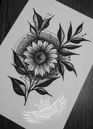 Trendy Flowers Drawing Design Tattoo Style 21 Ideas Flower Tattoo Drawings Flower Drawing Design Flower Drawing